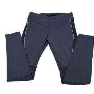 Koral size large bluish mesh accents leggings EUC